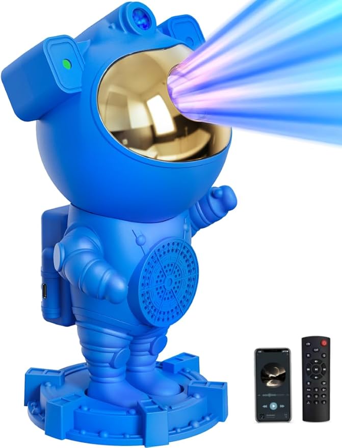 Stocking Stuffers for Kids Teens Boys - Astronaut Galaxy Moon Star Projector, Kid Night Light for Bedroom Ceiling, Space LED Lamp, Gifts for Kids Teens Boys 1-9 10-15 Year Old, Christmas