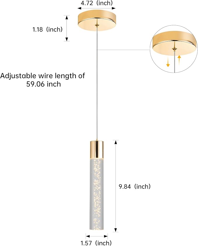 Dimmable LED Pendant Lights Kitchen Island Lighting,5CCT/2700K/3000K/3500K/4000K/5000K,Modern Hanging Island Lights Kitchen Ceiling Lighting Fixtures,for Kitchen Dining Room (Gold, 3 Pack)