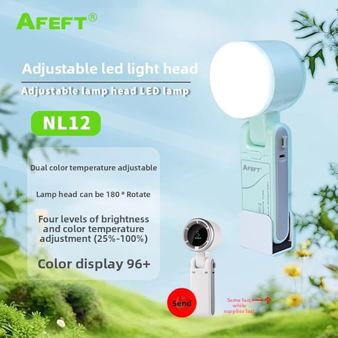 Portable LED Photography Light Adjustable Color Temperature & Brightness Handheld Fill Light Photography, Videography, and Live Streaming Lighting