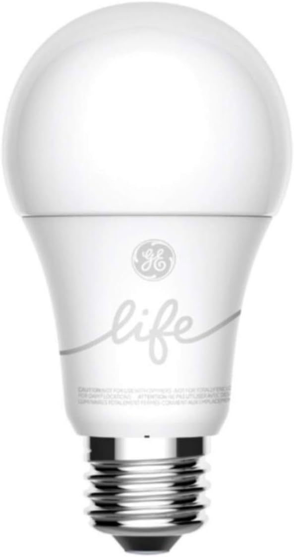 9.5W (60W Replacement) C by GE C-Life Soft White Smart Bulbs (5 LED A19 Light Bulbs)