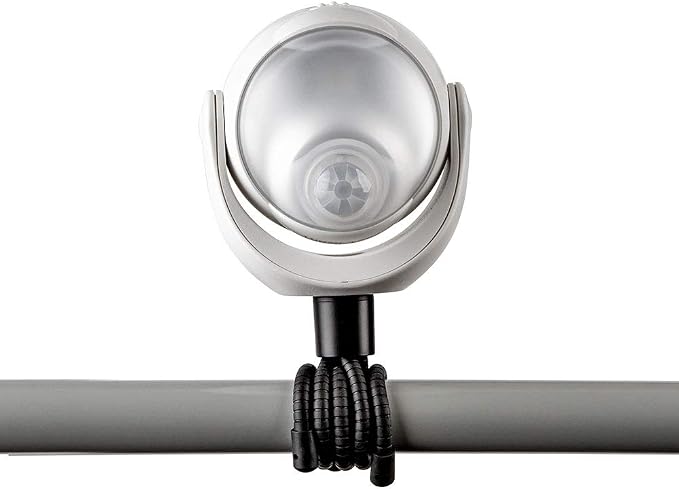 Lumenology Portable LED Motion Sensor Light Provides 148 Lumens with a 13 ft Detectable Range and Flexible Tripod Base with Magnetic Option – Indoor/Outdoor (White)