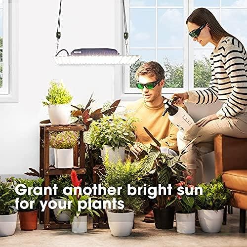 VIVOSUN VS4000 LED Grow Light with Full Spectrum Diodes & Brand Driver Dimmable Sunlike Lights for Seedling Veg & Bloom Plant Grow Lamp for 4x4/5x5 Grow Tent