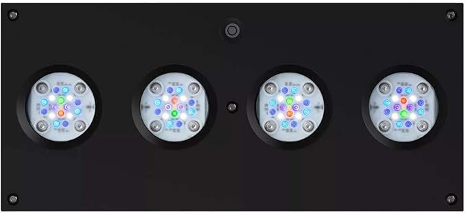 AquaIllumination Hydra 64 LED Aquarium Light - Full Spectrum Lighting for Coral Growth, Wireless Control, High PAR Output, Energy Efficient - for Saltwater Reef Tank Aquariums - Black