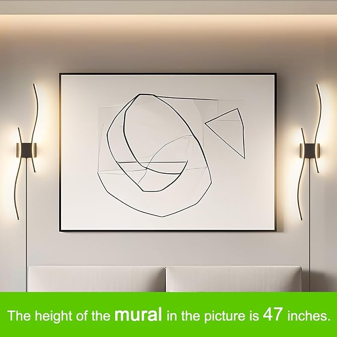 Daunton Modern Black Plug in Wall Sconces Set of 2 - Smart Dimmable LED Wall Lights with Remote, 3CCT Adjustable & Memory Function, Timer Setting - No Wiring Needed for Living Room, Bedroom, Hallway