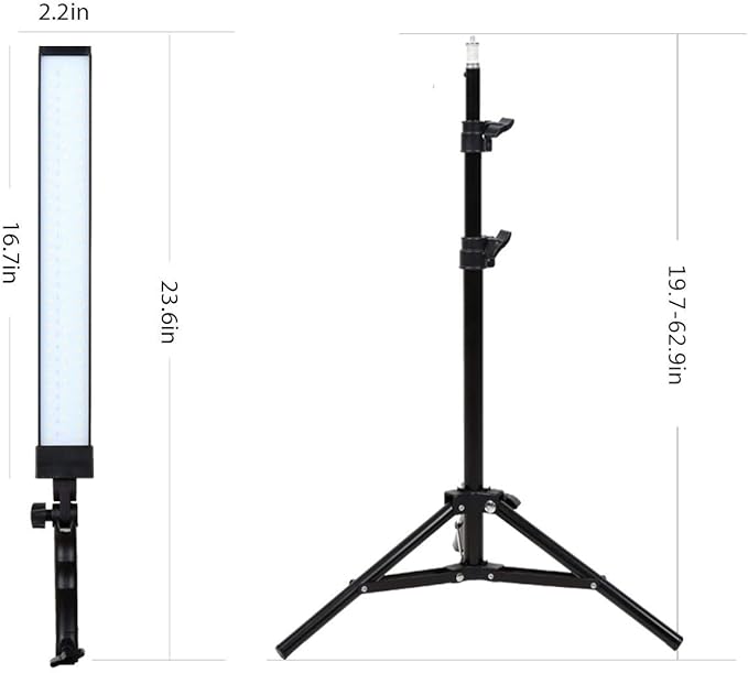 180 LED Light Photography Studio LED Lighting Kit Adjustable Light with Light Stand Tripod Photographic Video Fill Light