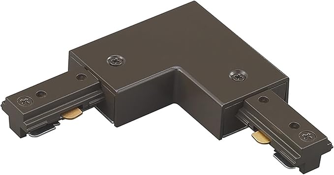 WAC Lighting HL-Right-DB H Track Right L Connector, Dark Bronze