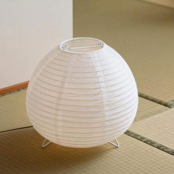 Small Paper Lamp, Japanese Lamp Lantern Table Lamp, Paper Table Lamp, Lantern Lamps for Desk Bedrooms Bedside Night Light (Raindrop)