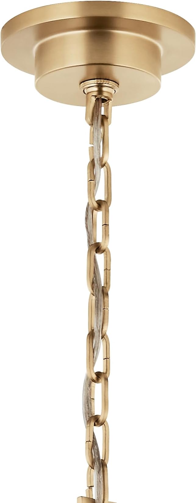 KICHLER Carrick 8-Light Chandelier, Updated Traditional Light in Polished Nickel, Sloped Ceiling Compatible, for Dining Room, Office, Foyer or Bedroom (23.7" x 40.75"), 52706CPZ