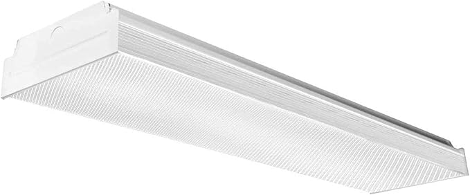 ANTLUX 2FT LED Wraparound Flush Mount LED Garage Lights, 20W 2400LM, 4000K Neutral White, 2 Foot LED Wrap Light, Integrated Linear Ceiling Lighting Fixture for Kitchen, Laundry, Workshop, Closet