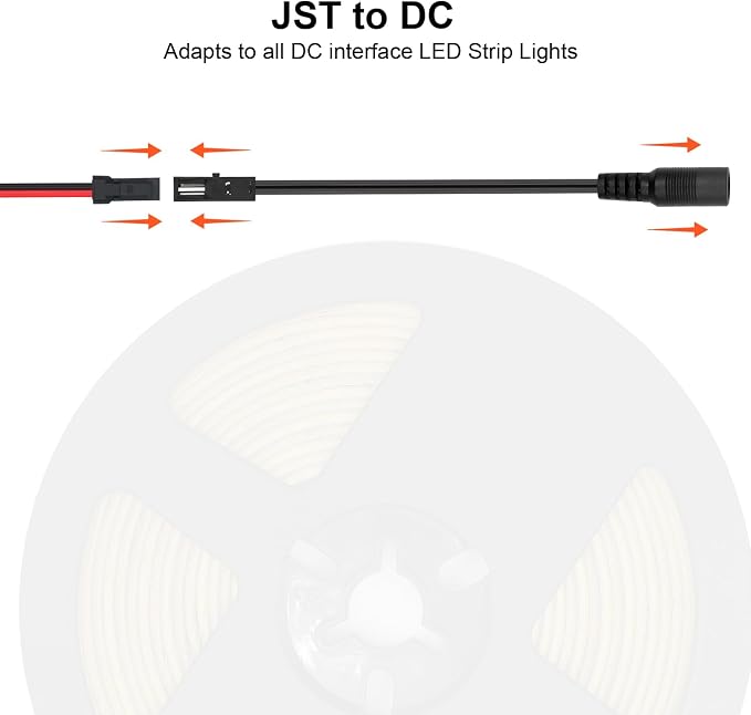 VST 12V 8mm 16.4ft/5m COB LED Strip Lights, Warm White 2700K, Dimmable LED Tape Light,9.6w/m,2400 LEDs, Ra 93+, IP30, Lighting for Kitchen, Cabinets, UL Listed(NOT Include Driver)