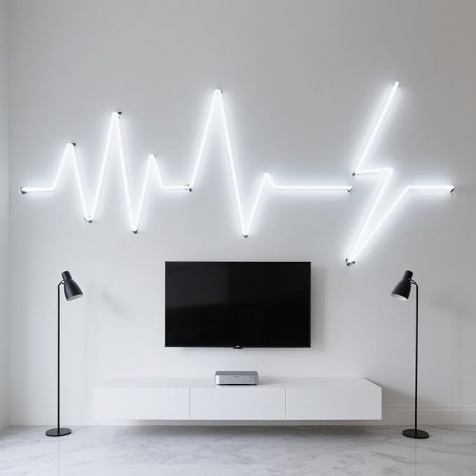 FORT LED Rope Lights AC 120V,Cuttable 120LEDs/M Dotless Neon Strip Lighting, ETL IP66 Waterproof & Weather-Resistant for Home Commercial Decor use, 8x16mm, 6000K White neon Light Strip 32.8FT