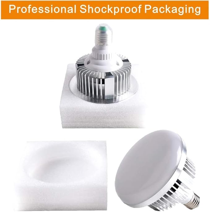 Skytex 2Pack 85W Photography Light Bulb 2700-6400K Colour Temperatures Dimmable Tricolor LED Bulbs Softbox Bulb in E27 Socket for Photography Photo Video Studio Lighting Softbox