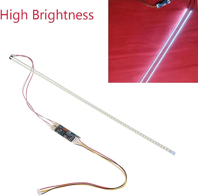 490mm LED Backlight Strip Light Kit DC 10-30V CCFL LCD Screen to LED Monitor Module Liquid Crystal Display Lamp Tube Light Bar