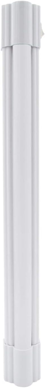 Maxxima 12 inch LED Under Cabinet Light - 600 Lumens Warm White 3000K, Undermount Lighting Fixture for Kitchen, Closet, and Bedroom, On/Off Switch, Plug in