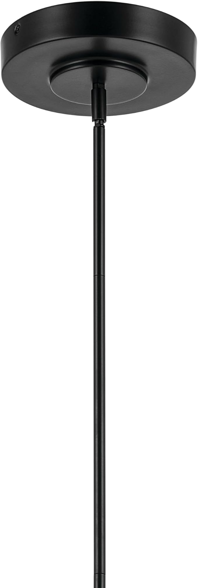 Kichler Riven LED 12-Light Chandelier with Clear Fluted Glass in Black, Sloped Ceiling Compatible, for Kitchen or Dining Room (17" x 33"), 52752BKLED