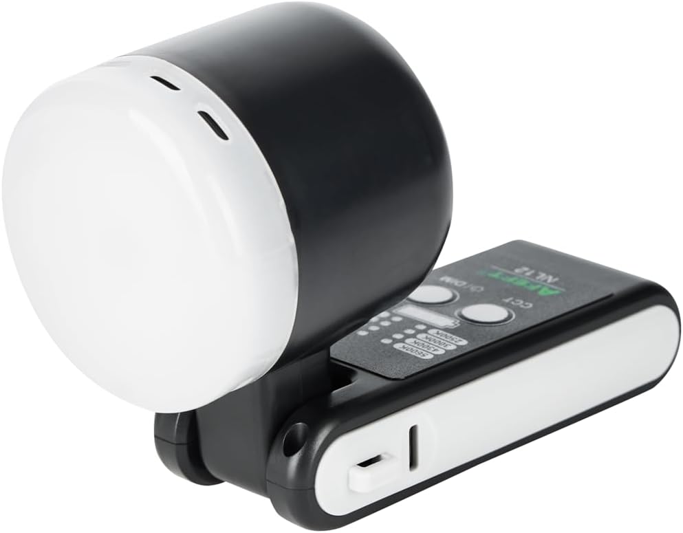 Portable LED Photography Light Adjustable Color Temperature & Brightness Handheld Fill Light Photography, Videography, and Live Streaming Lighting (Black)