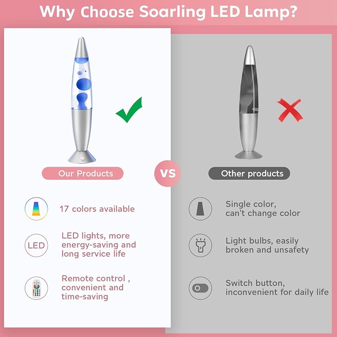 13.5 Inch Liquid Motion Lamps LED, 17 Colors Changing Night Light Table Lamp with Remote Giant Relax Mood Classic Cool Nightlight for Adults Boy Girl Room Home Bedroom Decor, Silver