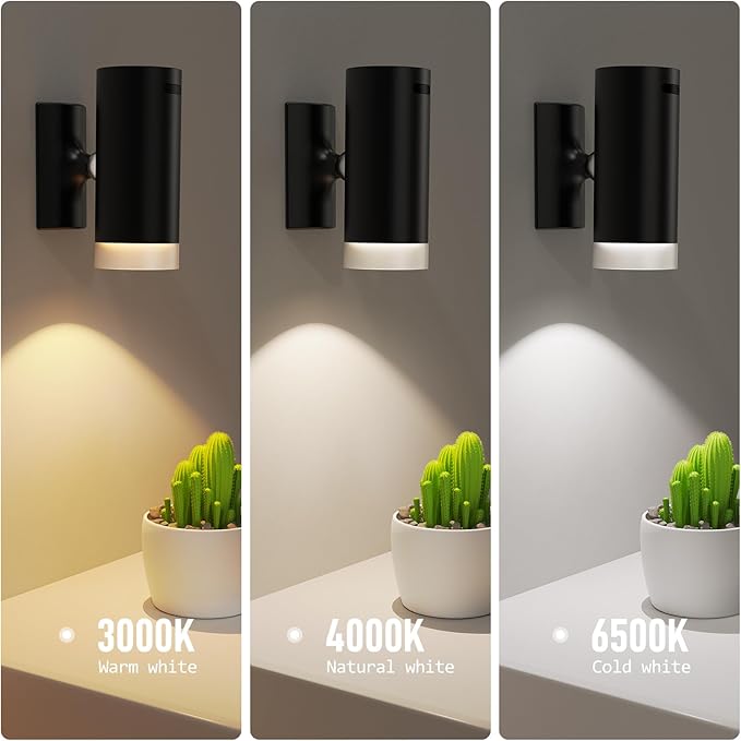 Battery Operated Wall Sconces 3CCT Dimmable Wireless Sconces Set of 2, Rechargeable Wall Lights with Magnet Ball, Wall Decor Set of 2 for Reading Bedroom Bedside Picture