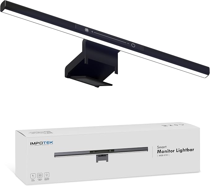 MLB-X10 LED Monitor Lamp with Smart Light Bar Anti-Glare Touch Control Brightness Adjustment USB Power