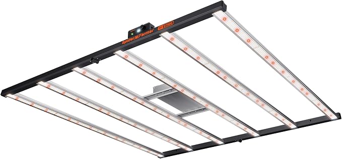 Spider Farmer G7000 Cost-Effective 730W LED Grow Lights, 5x5ft Coverage Commercial Bar Style LED Grow Lamp for Indoor Plants Vertical Farming, Upgraded App Remote Control