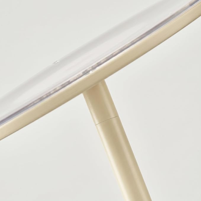 Brightech Sky LED Floor lamp, Torchiere Super Bright Floor Lamp for Living Room Decor & Office - Dimmable, Tall Standing Lamp with Warm Light for Bedroom & Reading - Cream