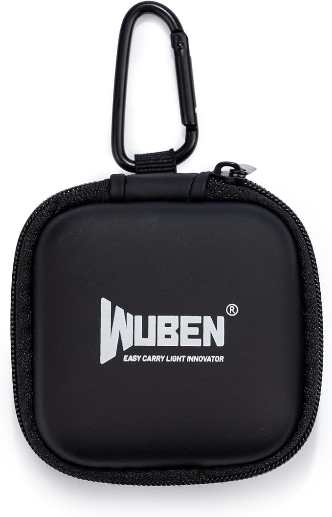 WUBEN G5 Flashlight Holster, EDC Portable Mini Flashlight Pouch, 75*75*30mm | EVA Storage Pouch, Compact Portable Carry Case for EDC Tools, Headphones & Small Accessories (Flashlight Not Included)