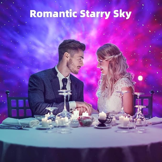 Galaxy Projector,Star Projector Galaxy Light,Northern Lights Projector,Aurora Starlight Projector,Rotatable Nebula Lamp,Smart APP&Voice Control,24H Timer,LED Night Light Projector for Adult Kids White