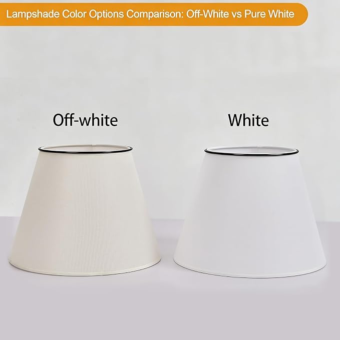 Modern Pendant Light Fixtures with 13" White Linen Fabric Shade, Adjustable Hanging Light Fixture,Drum Black Vintage Chandelier for Kitchen Island Bedroom Dining Room Foyer Entryway