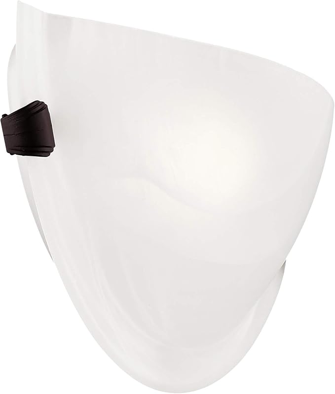 Livex Lighting 4271-07 Oasis 1-Light Bronze Wall Sconce , White