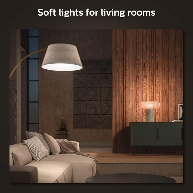 Philips Hue Smart 75W A19 LED Bulb - Soft Warm White Light - 2 Pack - 1100LM - E26 - Indoor - Control with Hue App - Compatible with Alexa, Google Assistant and Apple Homekit