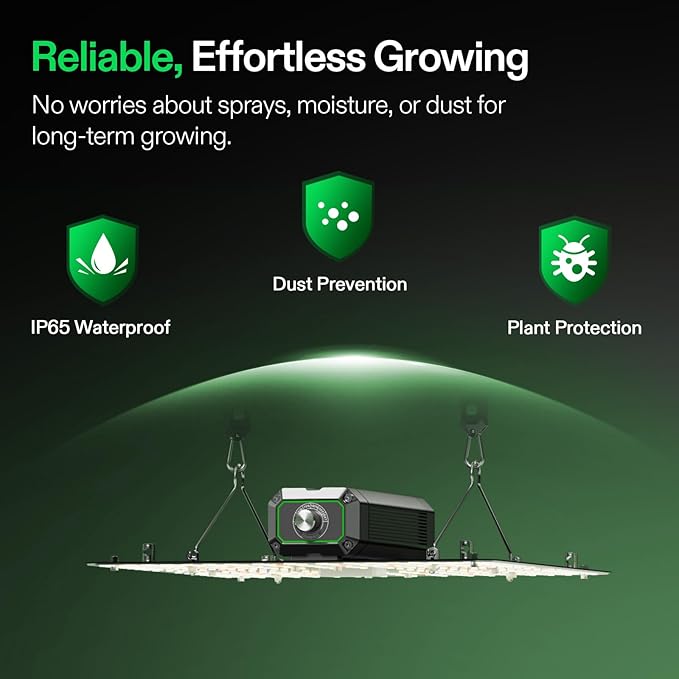VIVOSUN VS1000 LED Grow Light with Full Spectrum Diodes & Sosen Driver Dimmable Lights Sunlike for Indoor Plants Seedling Veg and Bloom Lamps for 2x2/2x4 Tent