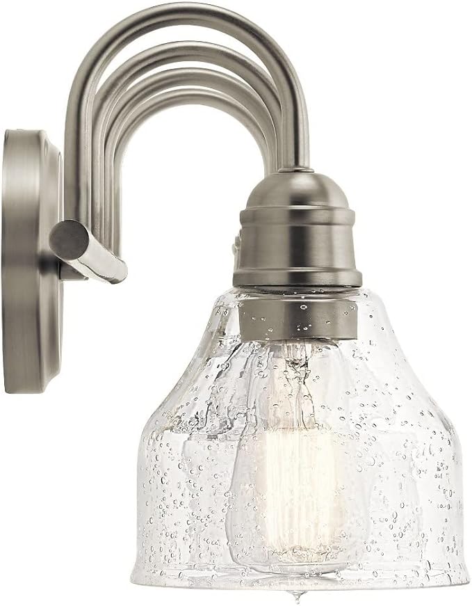 Kichler 45974NBR Avery Vanity, 4-Light 300 Total Watts, Natural Brass