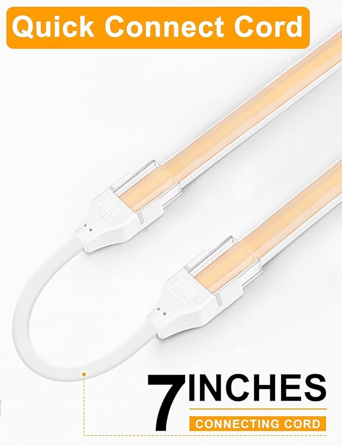 COB LED Strip Lights 19.6Ft, Warm White Dimmable Self-Adhesive Led Rope Light with Remote,Waterproof Cuttable 24V Flexible Neon Under Cabinet Tape Lighting for Bedroom, Kitchen,TV 10 mm Width