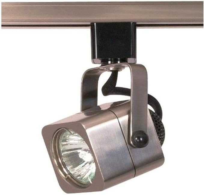 NUVO TH314 Mr16 Sq.Gu-10 Track Head, Pwt, Nckl, B/S, Slvr