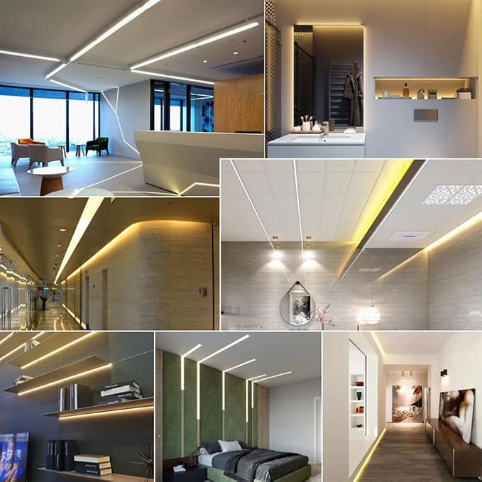 COB LED Strips Warm White 3000K 1600LEDs/m 5 Rows Flexible Linear Led Light 30mm Wide PCB DC24V Self Adhesive for Industry Commercial LED Strips