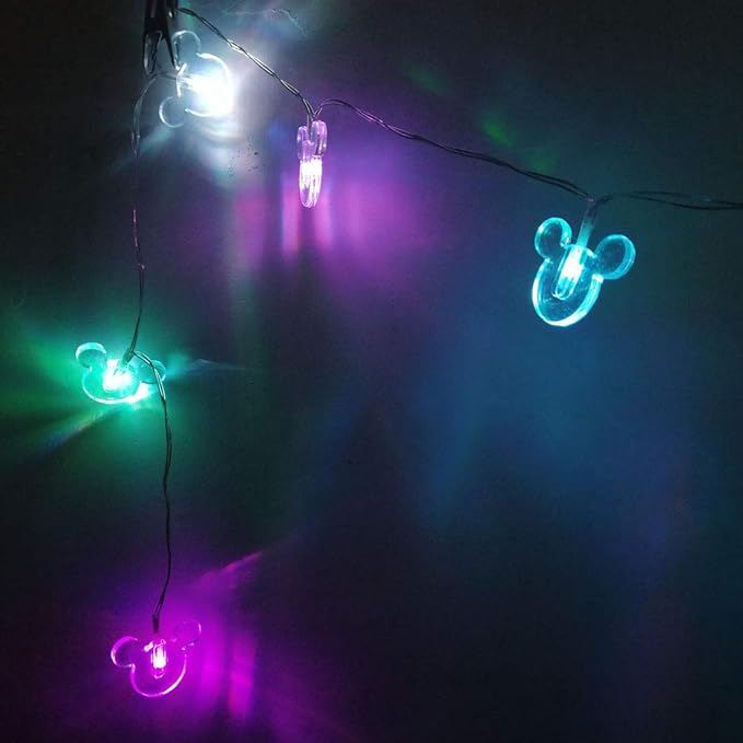 3m 20LEDs Decorative Cartoon Animal Mouse Night Mood Light Romantic Lamp for Home Indoor Bedroom Party Festival Décor (RGB Color Changing)