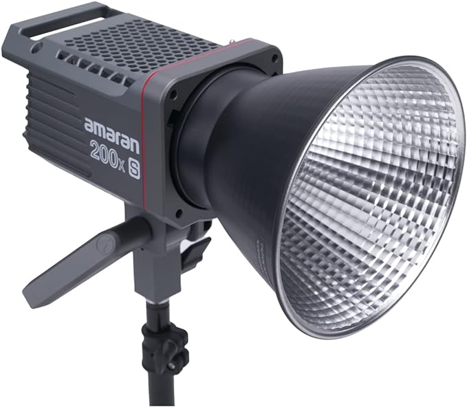 amaran 200x S 200W Bi-Color LED Video Light App Control Studio Light | DC/AC Power Supply Bowens Mount Silent Fan Photography Lighting CRI: 95+, TLCI: 98+ 9 Built-in Lighting FX