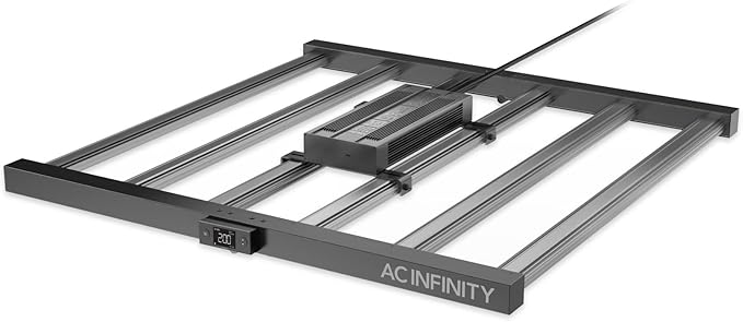 AC Infinity IONFRAME EVO6, LM301H EVO Bar LED Grow Light for 120x120cm | 1680 Diodes, 500W Full-Spectrum LED Grow Light with Schedule Controller for Commercial Grow Rooms & Greenhouses