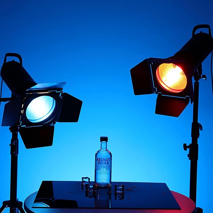 Godox BD-04 Barn Door & Honeycomb Grid &4 Color Gel Filters Compatible for Standard Reflectors Accessories kit
