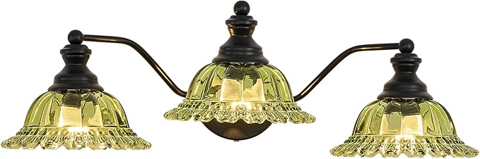 Green 3 Light Vanity Light Bathroom Light Modern Bathroom Light Fixtures