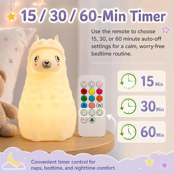 Baby Nursery Night Light ,Portable LED Night Lamp for Breastfeeding | New Born Baby Essentials Must Haves, BPA Free Silicone Night Lamp, Dimmable Nightlight, Rechargeable Light for Kids Adult