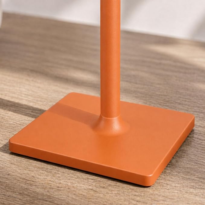 Yogaret Orange Cordless Table Lamp Set of 2-3 Way and Stepless Dimmable - for Restaurant Dining Bedroom Home Bar