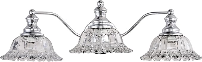 Chrome Vanity Light 3 Light Bathroom Lights Vanity Lights for Bathroom Bathroom Light Fixtures