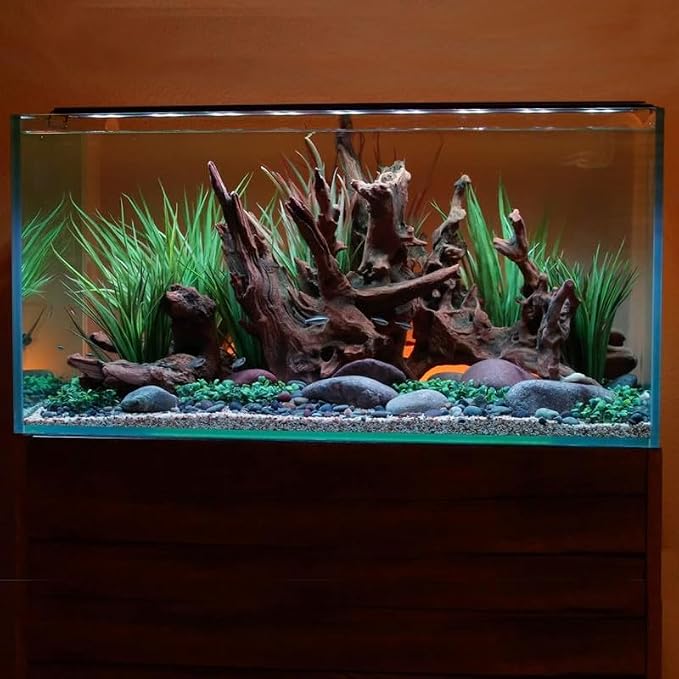 CURRENT USA 24-36" Satellite Color RGBW Full-Spectrum LED Aquarium Light - Freshwater, Wireless 24-Hour Timer, Adjustable Tank Mounts (4511)