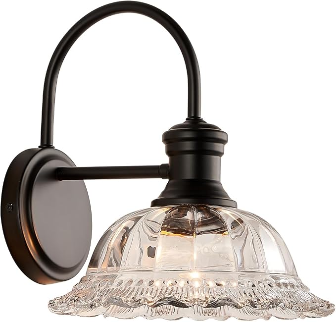 HDDFL Wall Scones Matte Black Wall Lighting Fixture Modern Indoor Lamp for Bedroom Living Room Door Header