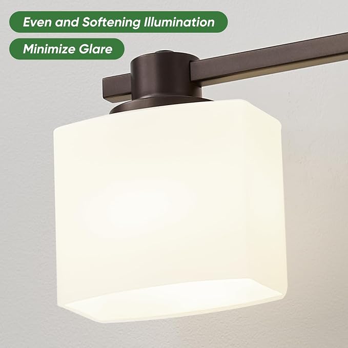 15 Inch Oil Rubbed Bronze Vanity Light for Bathroom Light Fixtures Over Mirror 3 Light Bathroom Vanity Light Vintage Rustic Farmhouse Lighting Bulb lamp Modern Above Sink wall Sconce