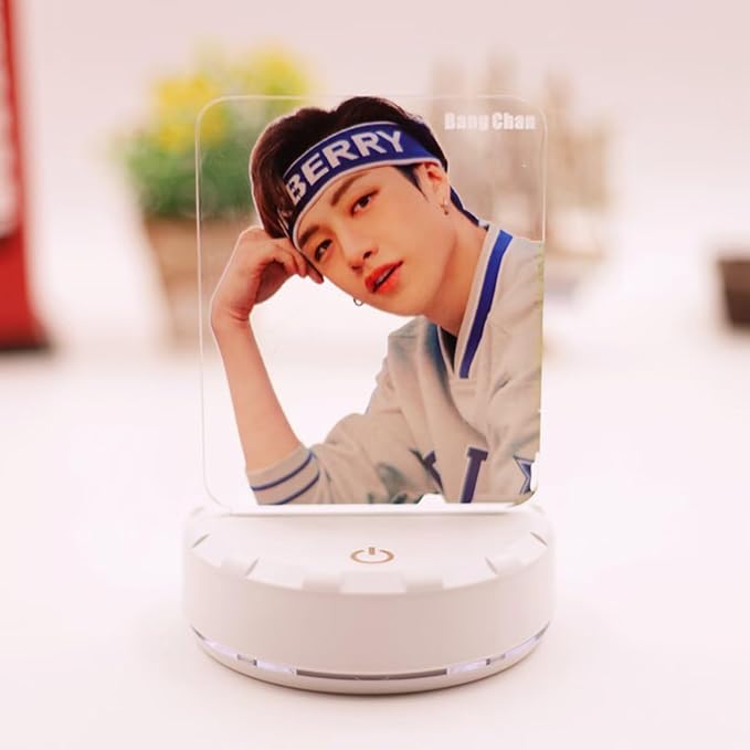 YJYP Night Light Felix Bangchan Hyunjin Colorful Acrylic LED Nightstand Lamp