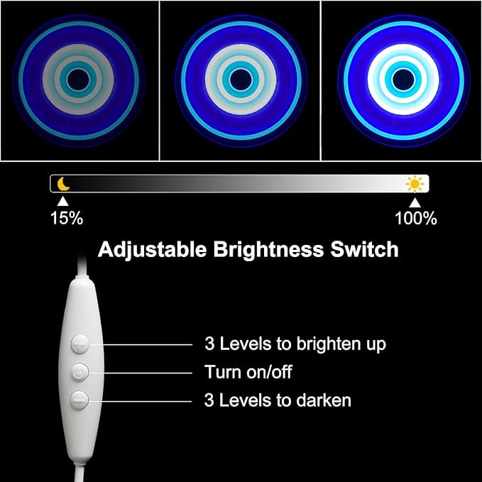 Protection Neon Sign Evil Eye Sign Greece Led Sign Light Dimmable LED Man Cave Bar Garage Wall Lights for Bedroom Windows Glass Pub Cafe Birthday Party Gifts