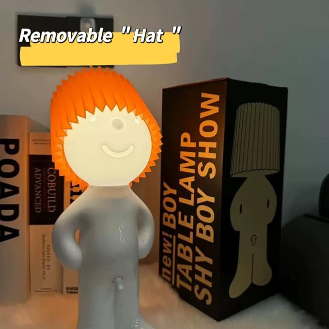 Bedside Night Light, shy man lamp,gag gifts funny adult，Birthday Christmas Gifts for Men Women,Birthday Gifts for Men Women friend, Funny Anniversary Gag Gifts, White Elephant Gifts for Adults