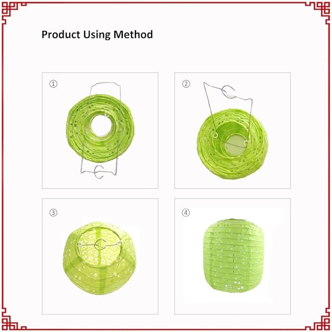 12Pack Paper Lanterns Chinese Japanese Hanging Paper Lanterns with LED Lights Sticks Tassels 6.3Inch Oval for Chinese Lunar New Year Decorations 2026 Spring Festival Valentines Wedding Party Decor